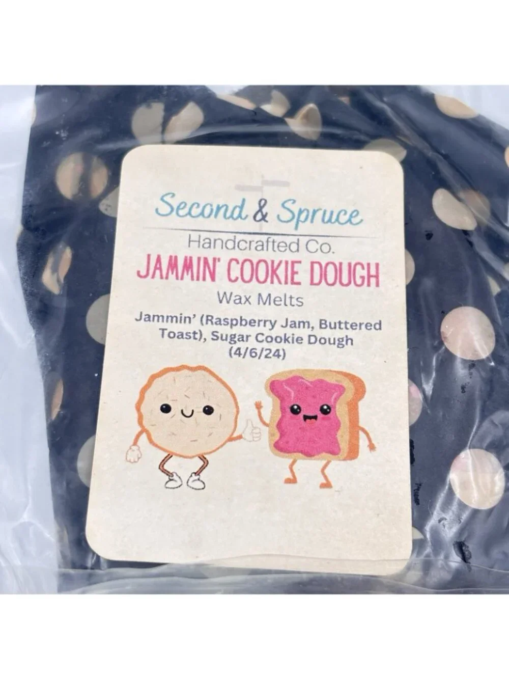 4 Second & Spruce Vendor Wax Melt Mini Cakes Gourmand Coffee Cola Cookie Jam